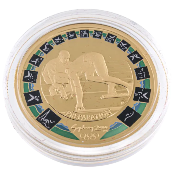 Sydney 2000 Olympic Gold / Silver Proof Millennium Coin Collection olympics