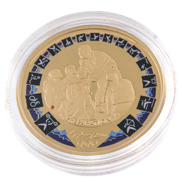Sydney 2000 Olympic Gold / Silver Proof Millennium Coin Collection olympics