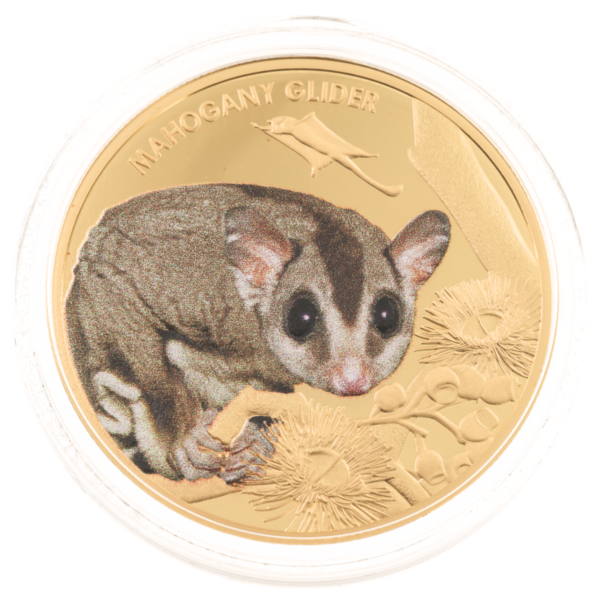 2015 $100 Niue MAHOGANY GLIDER Extinct Endangered 1 oz Gold Proof Coin mahogany glider