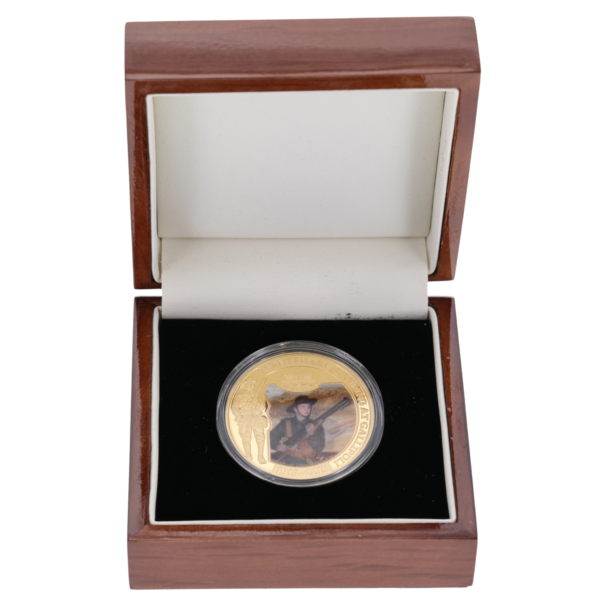 2015 $100 Niue Landing at Gallipoli Lenticular 1 oz Gold Proof Coin gallipoli