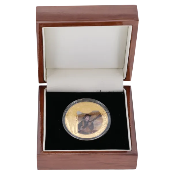 2015 $100 Niue Landing at Gallipoli Lenticular 1 oz Gold Proof Coin gallipoli