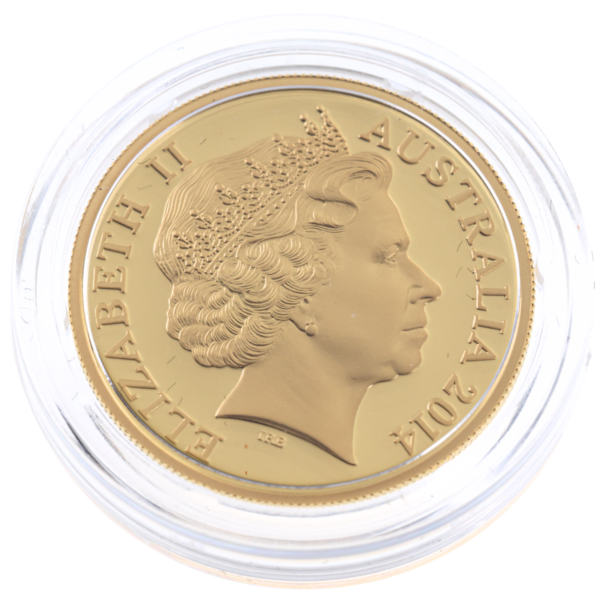 102058 - 10 Cents Obverse 2014 Royal Australian Mint Gold Proof Year Set 2014 Royal Australian Mint Gold Proof Year Set