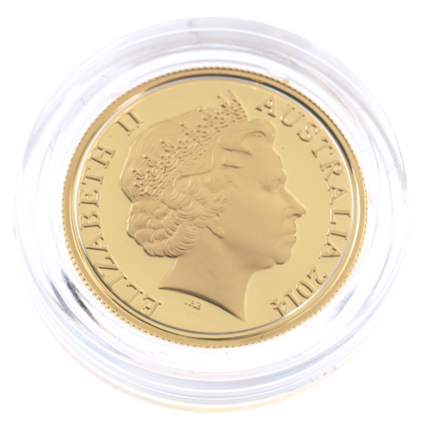 102058 - 5 Cents Obverse 2014 Royal Australian Mint Gold Proof Year Set 2014 Royal Australian Mint Gold Proof Year Set