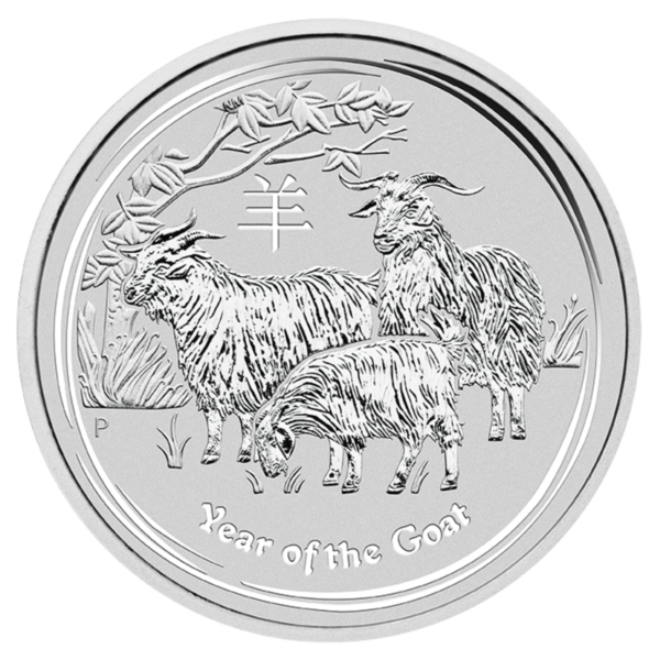 2015 1Kg Perth Mint Lunar Silver Goat Coin Series 2 1kg silver goat