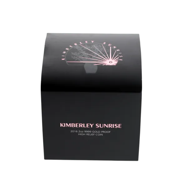 2016 Australian 2oz Gold Kimberley Sunrise Proof High Relief Coin in Presentation Box Kimberley sunrise