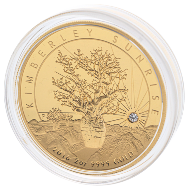 2016 Australian 2oz Gold Kimberley Sunrise Proof High Relief Coin in Presentation Box Kimberley sunrise