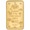 2.5g PAMP Lucky Cat Gold Minted Bar