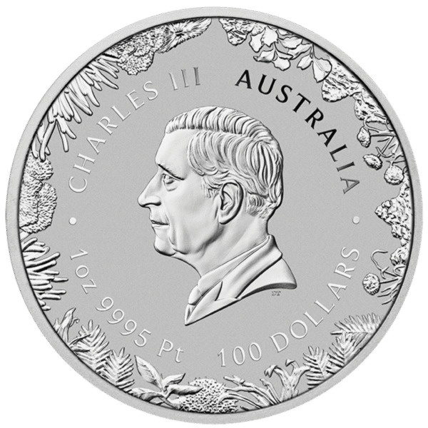 102076 - Obverse 2026 1oz Perth Mint Platinum Wonders of Australia The Outback Coin Platinum Coin