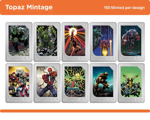 2026 Trading Coins – The Art of Marvel Comics marvel trading coins