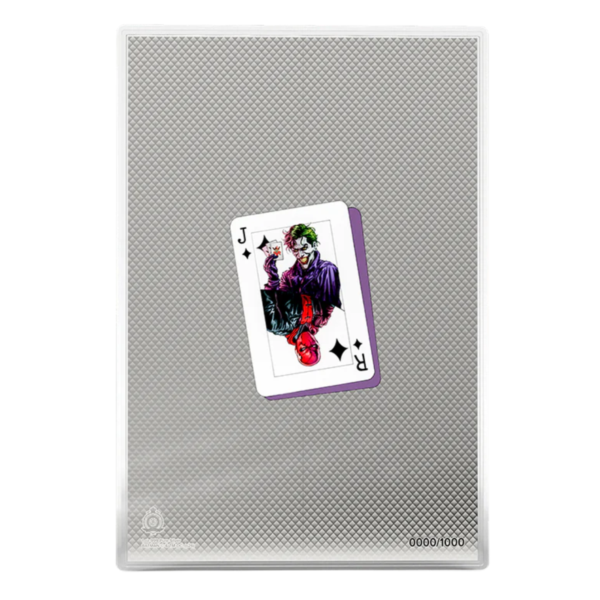 TheComedian-Chase-Foil-Back 2026 Batman: Three Jokers 3 - The Comedian 1oz silver foil batman