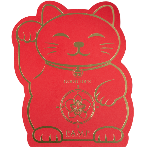 good-luck-cat-_front-cartoncino 2.5g PAMP Lucky Cat Gold Minted Bar