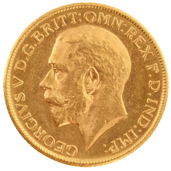 101075 - Obverse 1912M King George V Gold Sovereign Uncirculated 1912M King George V Gold Sovereign Uncirculated