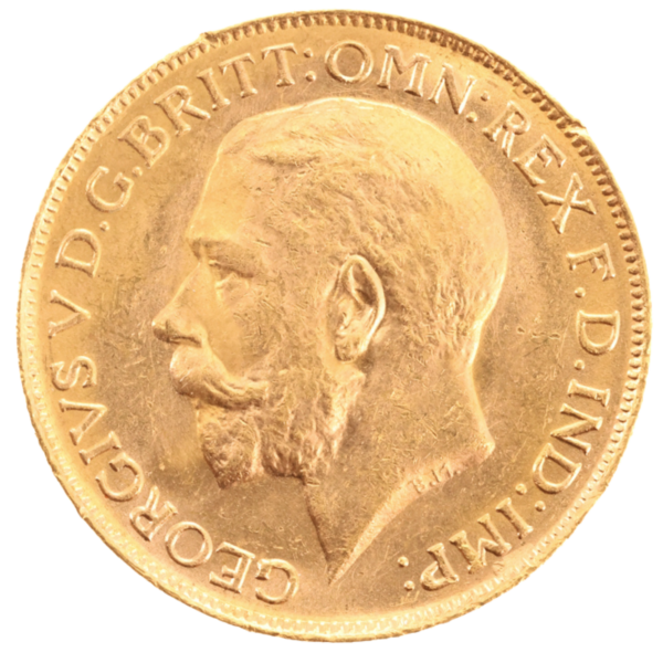1917P George V Sovereign Uncirculated 1917P George V Perth Mint gold sovereign uncirculated