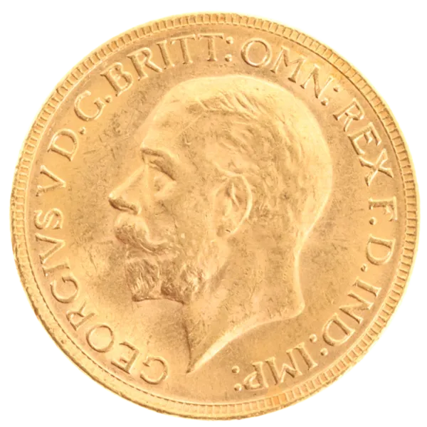 101888 - Obverse 1929P George V Sovereign Uncirculated 1929P George V Sovereign Uncirculated