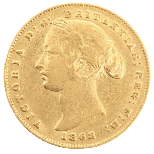 1868 Sydney Mint Sovereign Good Fine 1868 Sydney Mint Sovereign Good Fine