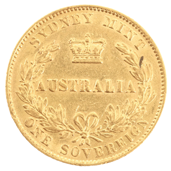 1868 Sydney Mint Sovereign Good Fine 1868 Sydney Mint Sovereign Good Fine