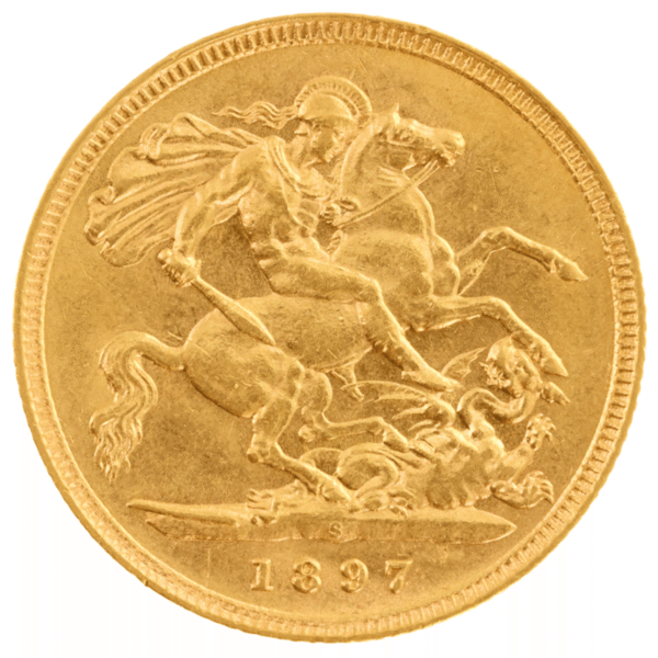 1897S Veil Head Half Sovereign Extra Fine 1897S Veil Head Half Sovereign Extra Fine
