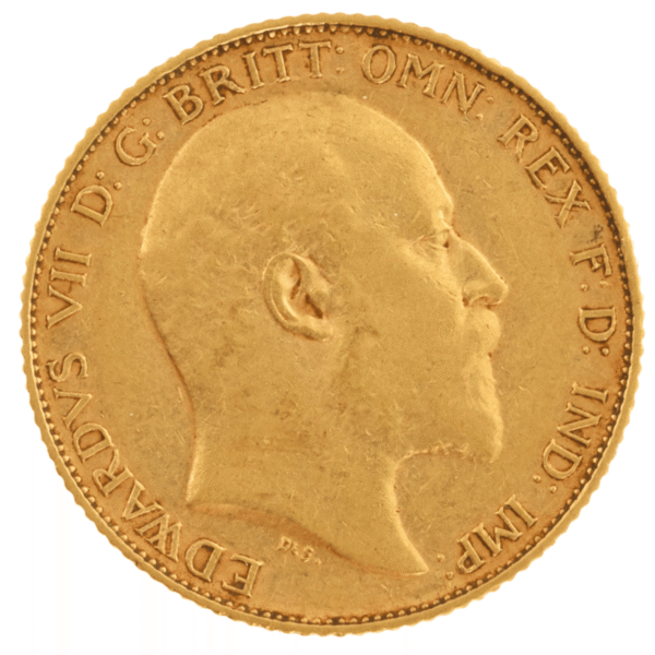 1904 Perth Edward VII Half Sovereign Very Fine Rare 1904 Perth Edward VII Half Sovereign Very Fine Rare