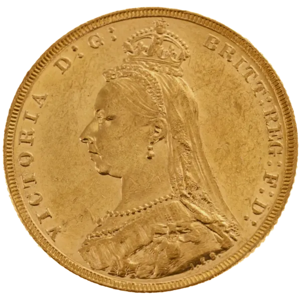 102036 - Obverse 1887M Jubilee Head Sovereign Uncirculated 1887M Jubilee Head Sovereign Uncirculated
