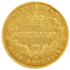 102083 - Reverse 1861 Sydney Mint Half Sovereign Very Good 1861 Sydney Mint Half Sovereign Very Good