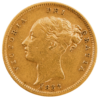 1882 Melbourne Young Head Half Sovereign Good Fine 1882 Melbourne Young Head Half Sovereign Good Fine