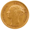 1882 Melbourne Young Head Half Sovereign Good Fine 1882 Melbourne Young Head Half Sovereign Good Fine