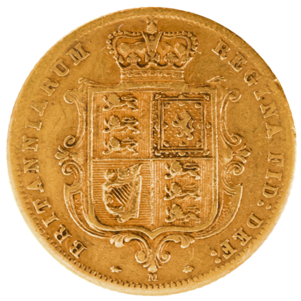 1882 Melbourne Young Head Half Sovereign Good Fine 1882 Melbourne Young Head Half Sovereign Good Fine