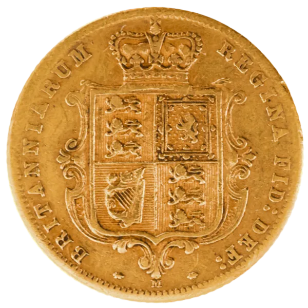 1882 Melbourne Young Head Half Sovereign Good Fine 1882 Melbourne Young Head Half Sovereign Good Fine