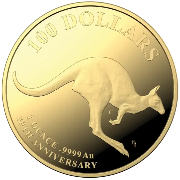 102091 - Reverse 2023 1oz Gold Proof Royal Australian Mint Mob of Thirty 2023 1oz Gold Proof Royal Australian Mint Mob of Thirty