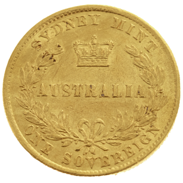 1861 Sydney Mint Sovereign Good Very Fine 1861 Sydney Mint Sovereign Good Very Fine