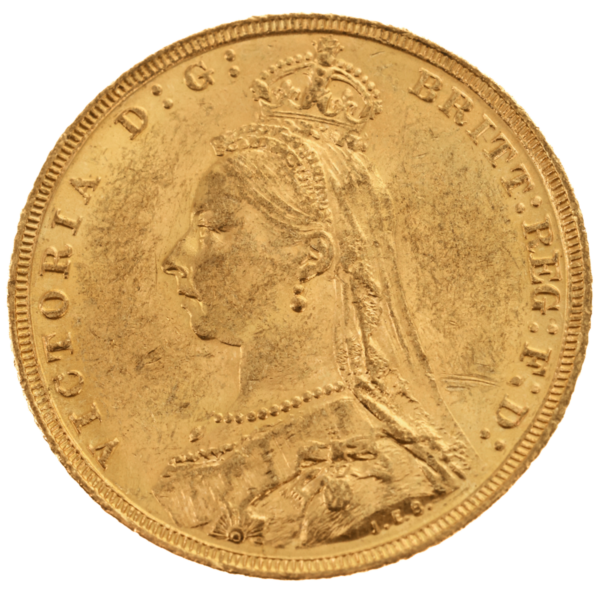 1892M Jubilee Head Sovereign About Uncirculated 1892M Jubilee Head Sovereign About Uncirculated