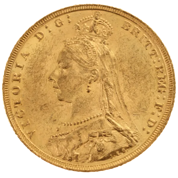 1892M Jubilee Head Sovereign About Uncirculated 1892M Jubilee Head Sovereign About Uncirculated