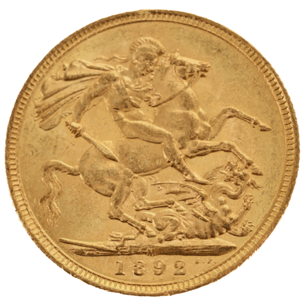 1892M Jubilee Head Sovereign About Uncirculated 1892M Jubilee Head Sovereign About Uncirculated