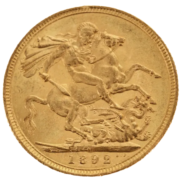 1892M Jubilee Head Sovereign About Uncirculated 1892M Jubilee Head Sovereign About Uncirculated