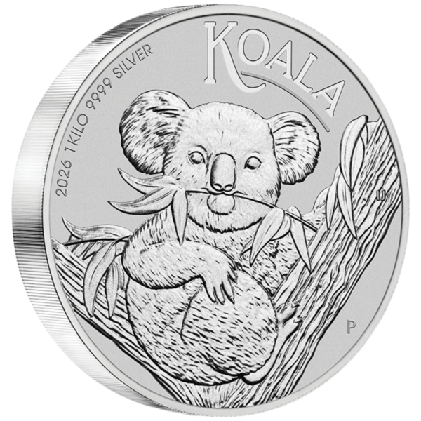2026 1KG Perth Mint Silver Koala Coin 2026 1KG Perth Mint Silver Koala Coin
