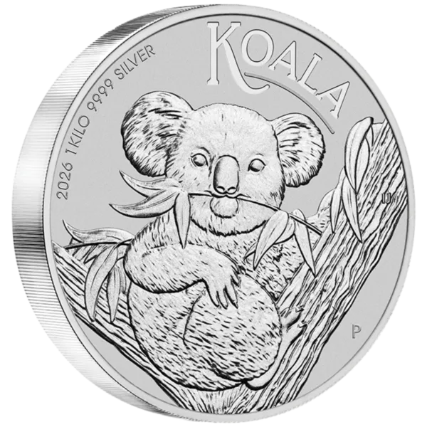 2026 1KG Perth Mint Silver Koala Coin 2026 1KG Perth Mint Silver Koala Coin