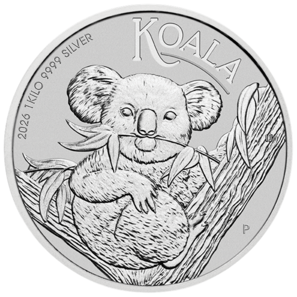 2026 1KG Perth Mint Silver Koala Coin 2026 1KG Perth Mint Silver Koala Coin