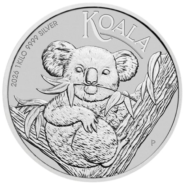 2026 1KG Perth Mint Silver Koala Coin 2026 1KG Perth Mint Silver Koala Coin