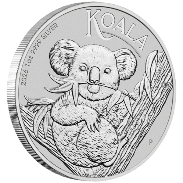 102102 - Edge 2026 1oz Perth Mint Silver Koala Coin 2026 1oz Perth Mint Silver Koala Coin