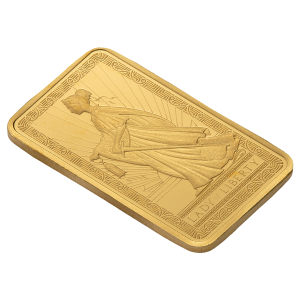 2.5g PAMP Lady of Liberty Gold Minted Bar 2.5g PAMP Lady of Liberty Gold Minted Bar