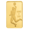 102107 - Certi Back (2) 1g PAMP Maradona "Hand of God" Gold Bar maradona