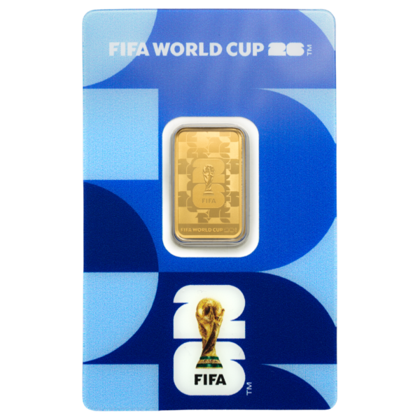 102116 - Certi Front 5g PAMP FIFA World Cup 26 Gold Bar FIFA World Cup 26