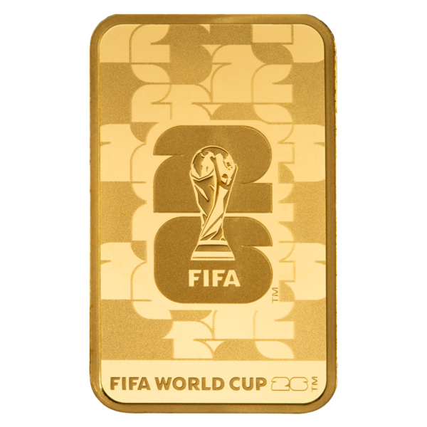 102116 -Reverse Front 5g PAMP FIFA World Cup 26 Gold Bar FIFA World Cup 26
