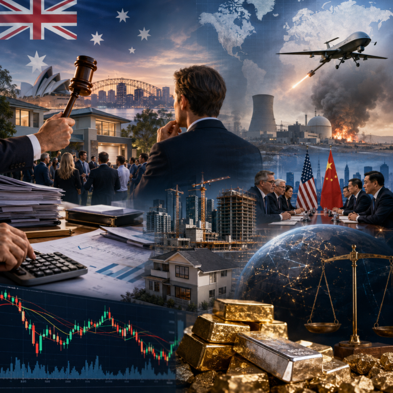 Budget Tremors, Housing Hesitation and a Nervous World Watching Gold Insights Silver
