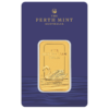 1oz Perth Mint Swan Gold Minted Bar swan
