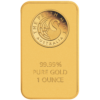 1oz Perth Mint Swan Gold Minted Bar swan