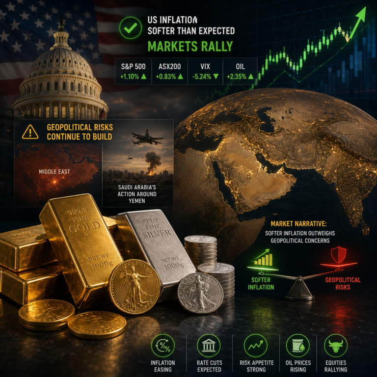 Markets Celebrate Softer Inflation as Geopolitical Risks Continue to Build How to Guides What is Bullion?