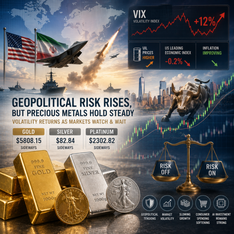 Markets Shrug Off Geopolitical Risk as Volatility Returns How to Guides What is Bullion?