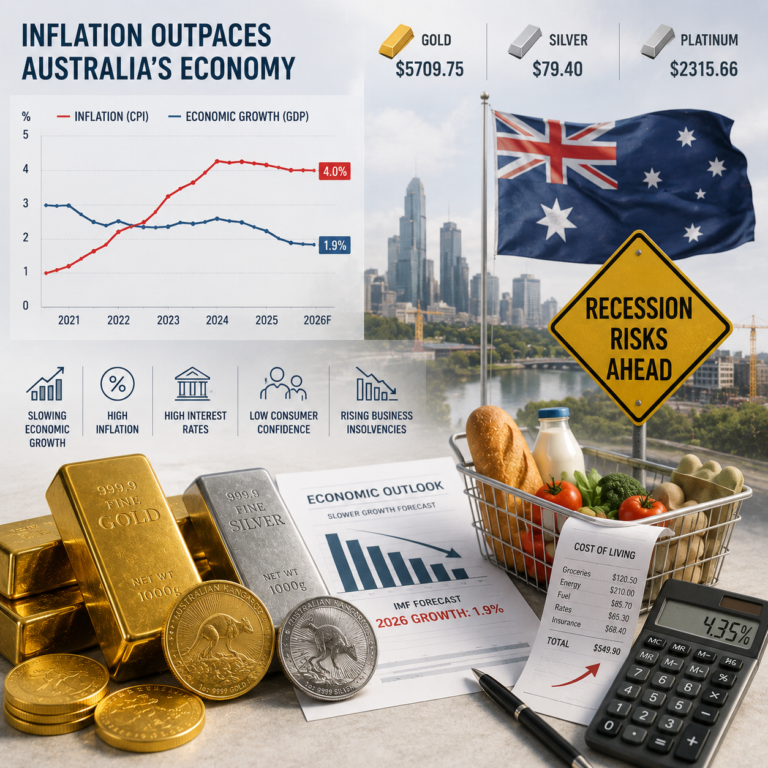 Recession Risks Grow as Inflation Continues to Outpace Australia's Economy How to Guides What is Bullion?
