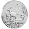 Silver Goat - Edge 2027 2oz Perth Mint Silver Lunar Goat Coin Series 3 2027 2oz Perth Mint Silver Lunar Goat Coin Series 3